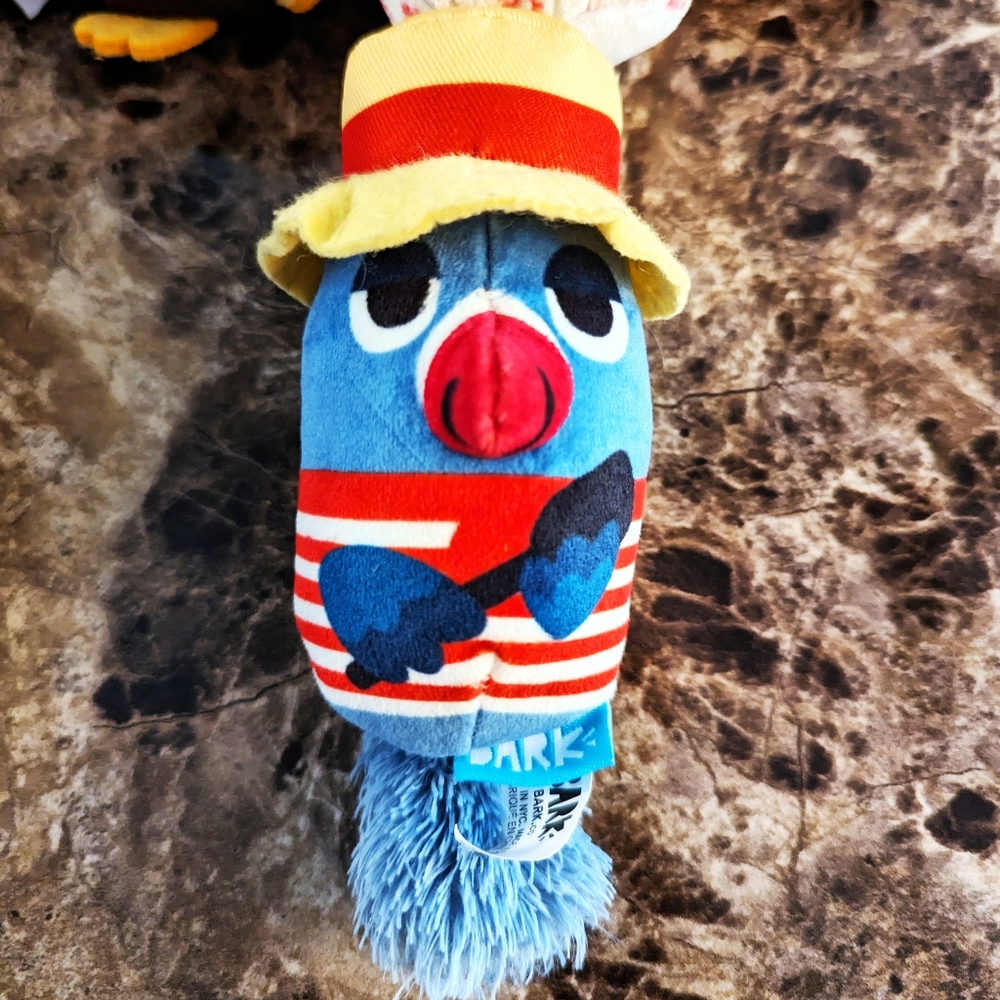 10/$10 Bark Box, St. Barks Pigeon, Dog Toy, Small Plush Pigeon Toy